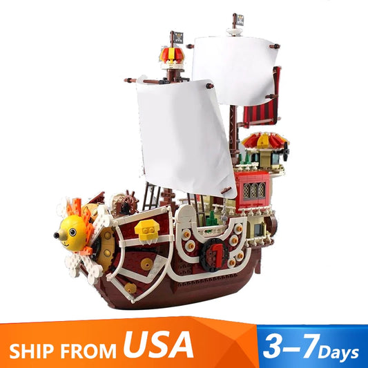 Epic Pirate Ship Building Blocks β 1500+ Pieces Collector Model Set