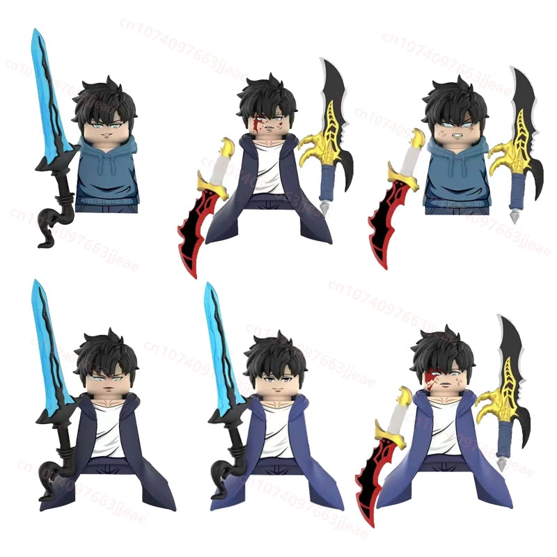 Shadow Army Building Blocks Set – Dark Fantasy Warrior Collection (6–16 PCS)