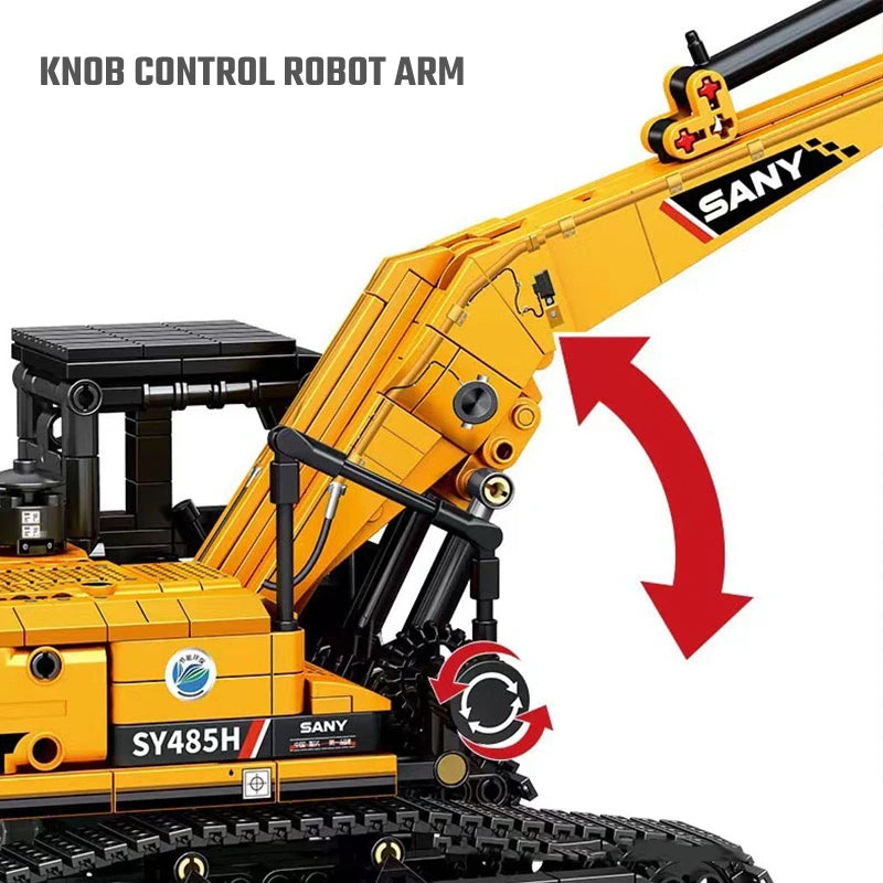 Excavator Building Blocks – 1022PCS Construction Vehicle STEM Set