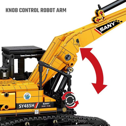 Excavator Building Blocks – 1022PCS Construction Vehicle STEM Set