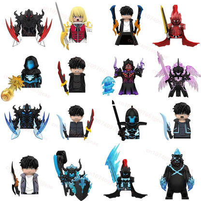 Shadow Army Building Blocks Set – Dark Fantasy Warrior Collection (6–16 PCS)