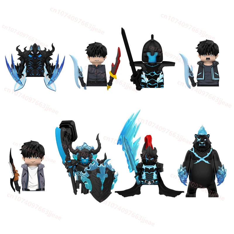 Shadow Army Building Blocks Set – Dark Fantasy Warrior Collection (6–16 PCS)