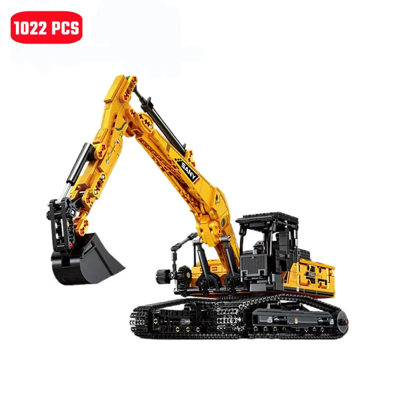 Excavator Building Blocks – 1022PCS Construction Vehicle STEM Set