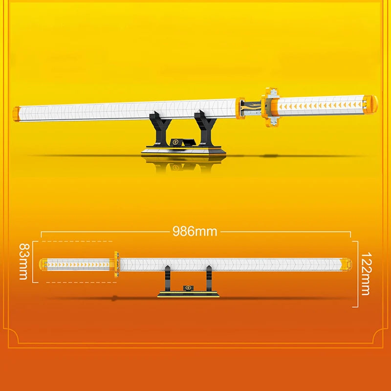 Lightning Katana Building Blocks – Electric Samurai Sword Model