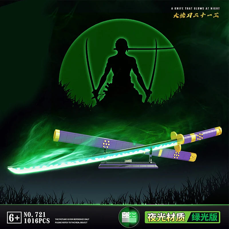 Samurai Sword Building Blocks Ninja Blade Katana Japanese Anime Butterfly Nichirin Knife Bricks MOC Children Toys for Adult Gift