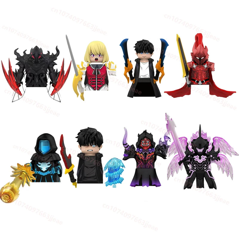 Shadow Army Building Blocks Set – Dark Fantasy Warrior Collection (6–16 PCS)
