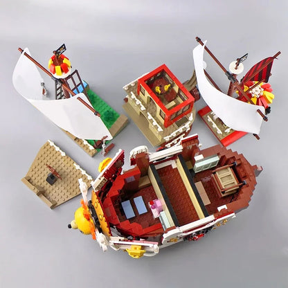 Epic Pirate Ship Building Blocks – 1500+ Pieces Collector Model Set