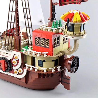 Epic Pirate Ship Building Blocks – 1500+ Pieces Collector Model Set