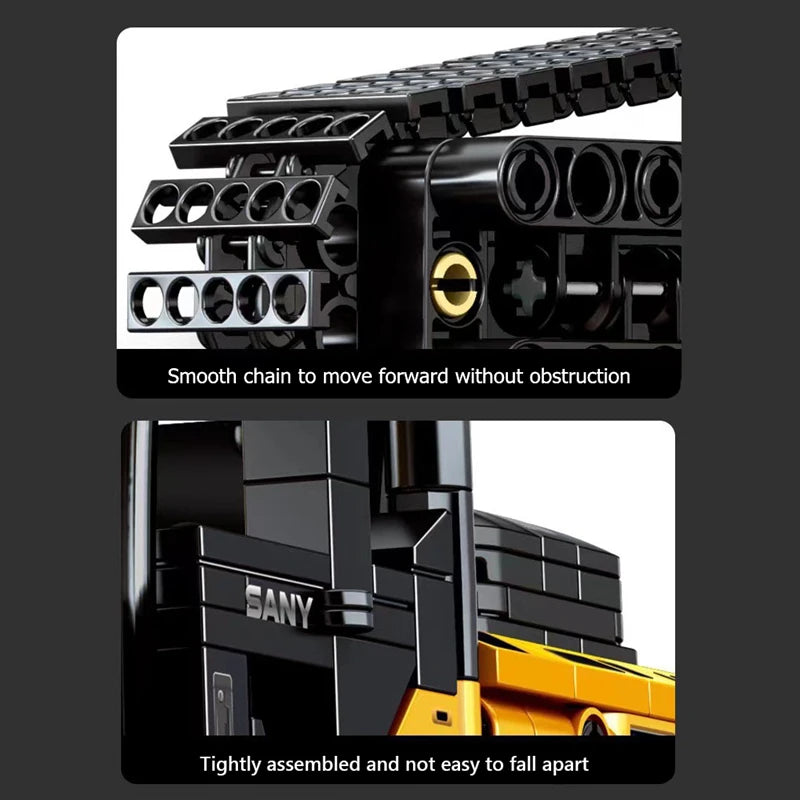 Excavator Building Blocks – 1022PCS Construction Vehicle STEM Set