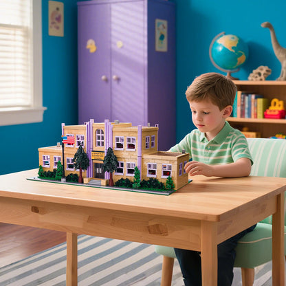 Modular School Building Blocks – 3500+ PCS Street View Architecture Set