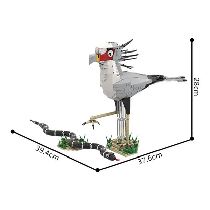 Black Raven Building Blocks – Gothic Bird Display Model (359 PCS)
