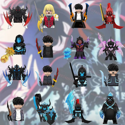 Shadow Army Building Blocks Set – Dark Fantasy Warrior Collection (6–16 PCS)